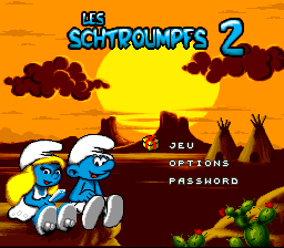 The Smurfs 2 Title Screen